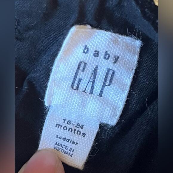 Baby Gap black velvet white sparkly tulle holiday dress size 18-24 months - Picture 3 of 5